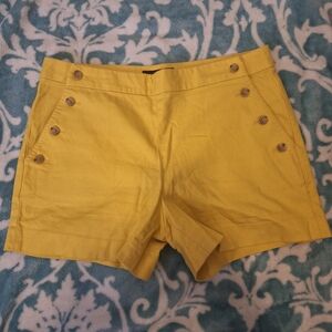 Banana Republic Yellow High Waist Shorts